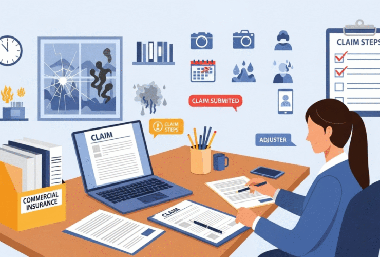 How to file a commercial insurance claim?