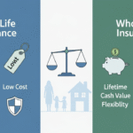 Term life vs whole life insurance benefits