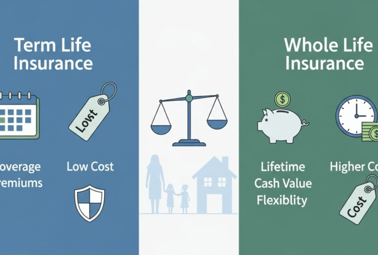 Term life vs whole life insurance benefits