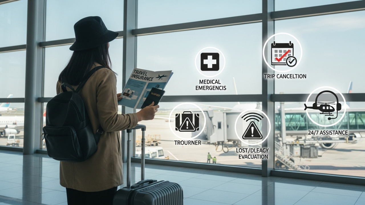 What travel insurance covers for international trips